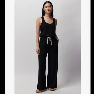 Spiritual‎ Gangster Ballet Rib Wide Leg Perfect Sleeveless Jumpsuit Women's M